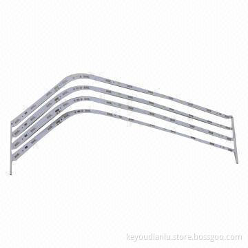 Aluminum Base PCB with White Silkscreen and HASL Surface Finish, Single Layer